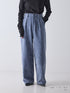 【 予約:11月中旬 】MOLE TWILL TUCK WIDE PT /Y254-31136